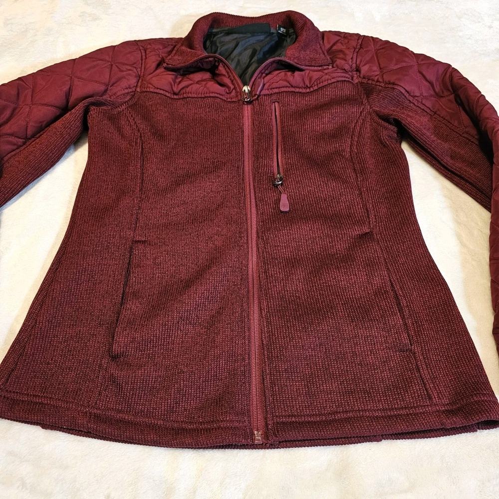 Swiss Tech Women's Hybrid Burgundy  Jacket Size Small 4-6 Gently Used